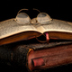 Old books glasses 2 for blog