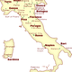 Italy cities map