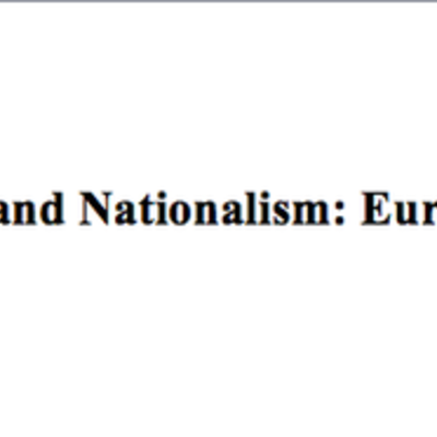 Timeline: Nation States and Nationalism: A Unifying and Dividing Power (Europe 1648-1948)