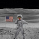 Nescaf ë original man walking on the moon for the first time  1969
