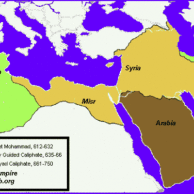 Timeline: Spread of the Ancient Islamic Empire