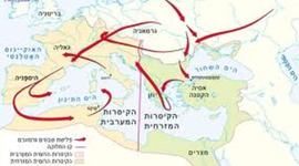 Timeline: המעבר מהעת העתיקה לימי הבנים