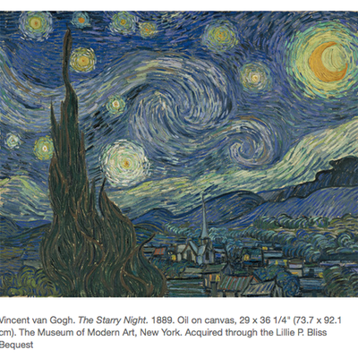 Timeline: Starry Night by Vincent van Gogh