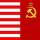 Usa and ussr flag