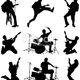 Stock illustration 16830019 rock and roll rockers rocking out