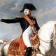 Napoleon on a horse  gesturing
