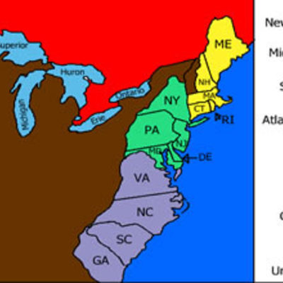 Timeline: The Thirteen English Colonies