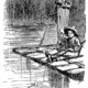 Huck and jim on raft