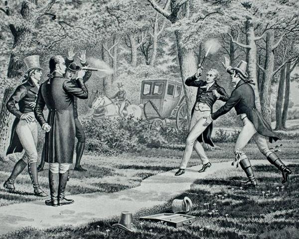 who won the hamilton burr duel