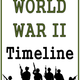 World war two timeline title page