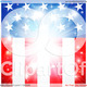 Clipart of a bright american flag burst background royalty free vector illustration 10241134549