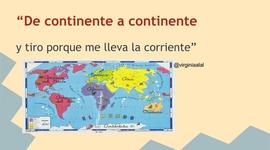 Timeline: DE CONTINENTE EN CONTINENTE.