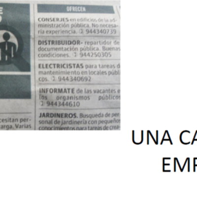 Timeline: Una carta de empleo