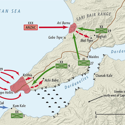 Timeline: Gallipoli Campain - World War 1
