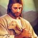 Jesus with lamb