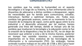 Timeline: Evolucion de las TICs