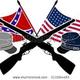 Civil war flags