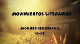 Timeline: movimientos literarios