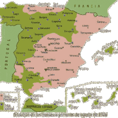 Timeline: La guerra civil en España