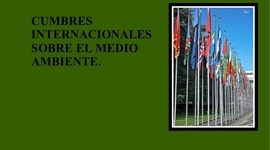 Timeline: Cumbres Ambientales