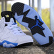 Air jordan vi 6 sport blue new 05