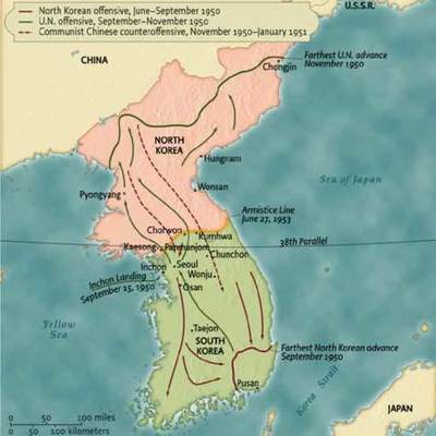 Timeline: The Korean War