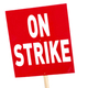On strike sign 350