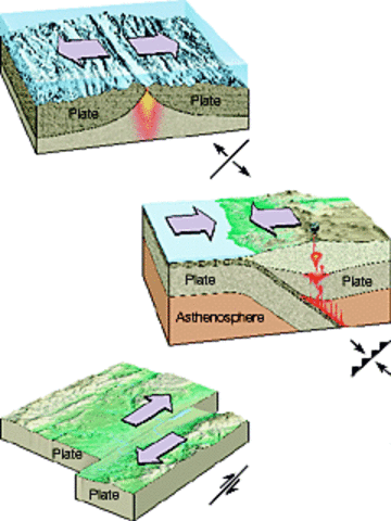 Plate Tectonics Lesson Plan timeline | Timetoast timelines types plate boundary diagram 