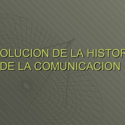 Timeline: Evolucion de la comunicacion.