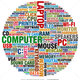 Stock photo word collage about computer technology 123508501