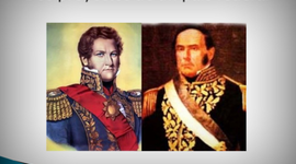 Timeline: Dos proyectos para organizar un país Federal  (1829 - 1860)