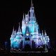 Disney orlando castle at night
