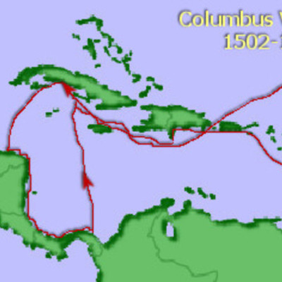 Timeline: Columbus's Fourth Voage