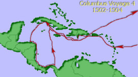 Timeline: Columbus's Fourth Voage