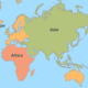 World map clickable