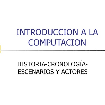 Timeline: Historia de la computacion