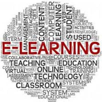 Timeline: e-learning = educación a distancia