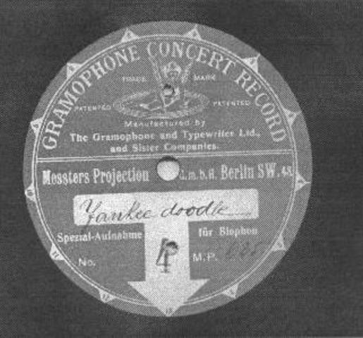 Resultado de imagen para sistema de film sonoro oskar messter