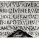 Trajan inscription duotone
