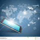 Modern communication technology high tech background 32044844