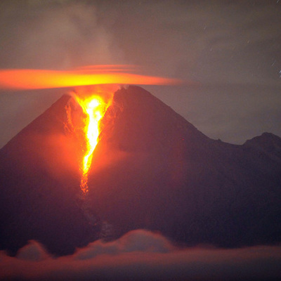 Timeline: Mount Merapi Eruption events