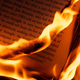 The book is on fire powerpoint backgrounds