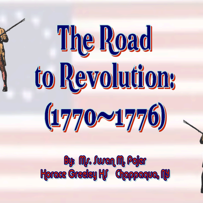 Timeline: Road to Revolution
