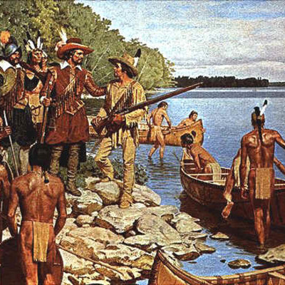 Timeline: L'arrivée des Français au Canada