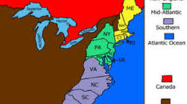 Timeline: 13 Colonies
