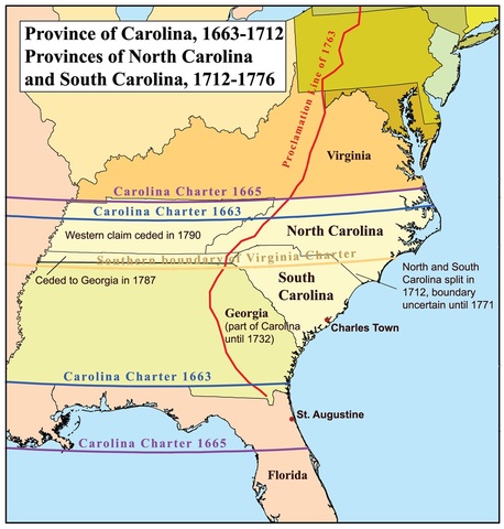 South Carolina Settlement timeline | Timetoast timelines