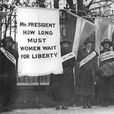 Timeline: women's suffrage