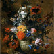Flowers in sculpted urns 1690 fontenay jean baptiste belin de painting