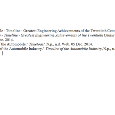 Timeline: History of Automobiles