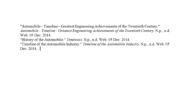 Timeline: History of Automobiles